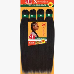 Mèches X-Pression 4X pré-étirées 38 po – Canova Trois-Rivières