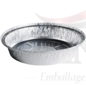 Assiette ronde en aluminium 8 po – emballage alimentaire Canova Trois-Rivières