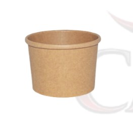 Bol en carton kraft 8 oz – emballage alimentaire Canova Trois-Rivières