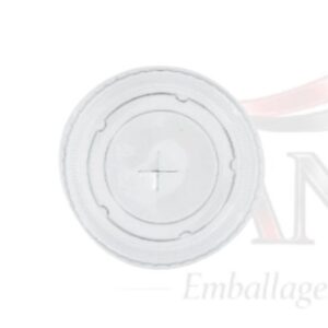 Couvercle plat 90 mm – emballage alimentaire Canova Trois-Rivières