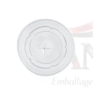 Couvercle plat 90 mm – emballage alimentaire Canova Trois-Rivières