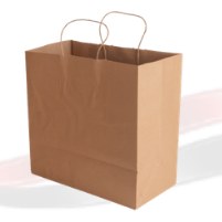 Sac avec poignées 13x7x13 po – emballage alimentaire Canova Trois-Rivières